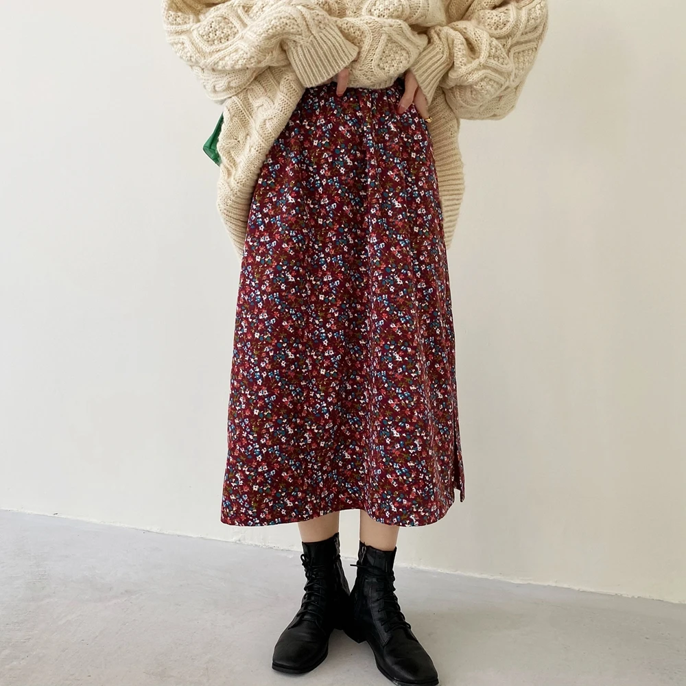 하ë¼ì£¼ì¿ 한êµìŠ¤íƒ€ì¼ Corduroy A-Line Long Skirt 2021 New Autumn And Winter Vintage Print High-Waist Mid-Calf Side Split Skirts All-Match
하ë¼ì£¼ì¿ 한êµìŠ¤íƒ€ì¼ Corduroy A-Line Long Skirt 2021 New Autumn And Winter Vintage Print High-Waist Mid-Calf Side Split Skirts All-Match